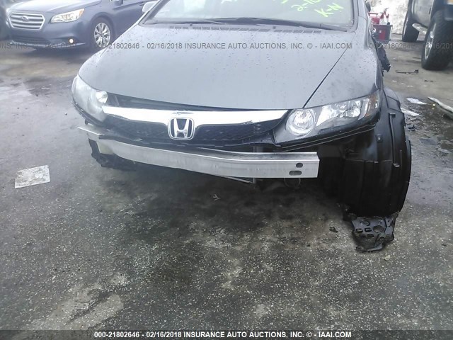 2HGFA16969H509572 - 2009 HONDA CIVIC EXL 灰色 照片 6