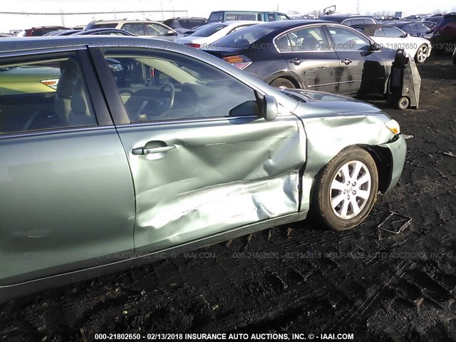 JTNBK46K773003565 - 2007 TOYOTA CAMRY NEW GENERAT LE/XLE/SE GREEN photo 6