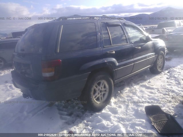 1J4GW48S94C117987 - 2004 JEEP GRAND CHEROKEE LAREDO/COLUMBIA/FREEDOM 蓝色 照片 4