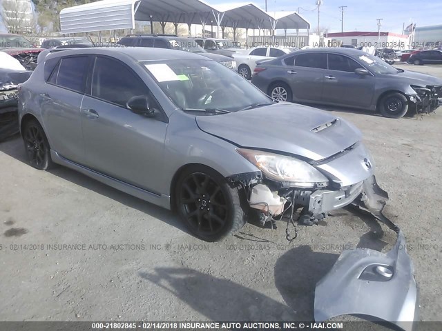 JM1BL1L44D1818156 - 2013 MAZDA SPEED 3 SILVER photo 1