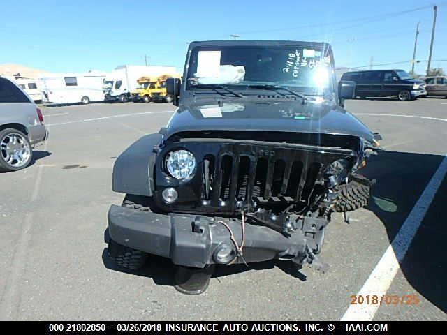 1C4AJWAG8HL605491 - 2017 JEEP WRANGLER SPORT BLACK photo 6