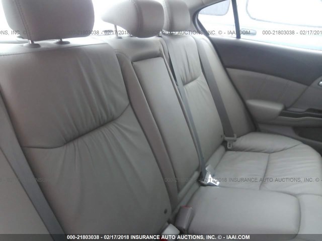 19XFB2F94CE032600 - 2012 HONDA CIVIC EXL BLACK photo 8