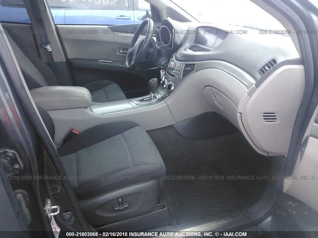 4S4WX91D094407765 - 2009 SUBARU TRIBECA GRAY photo 5