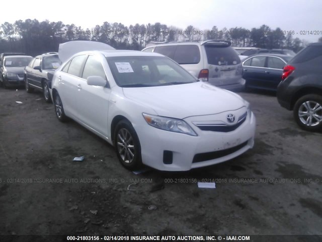 4T1BB3EK9AU124689 - 2010 TOYOTA CAMRY HYBRID WHITE photo 1