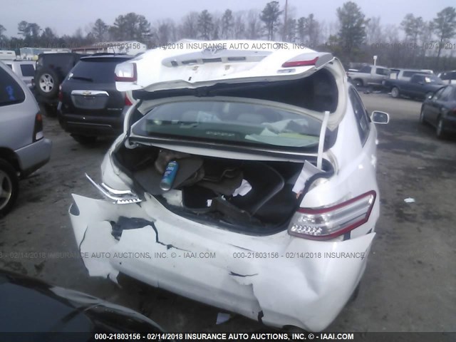 4T1BB3EK9AU124689 - 2010 TOYOTA CAMRY HYBRID WHITE photo 6