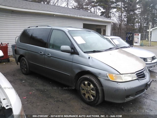 2HKRL18022H569138 - 2002 HONDA ODYSSEY EXL BLUE photo 1