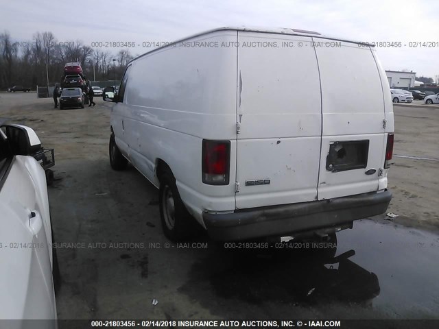 1FTRE14W86HB29210 - 2006 FORD ECONOLINE E150 VAN WHITE photo 3