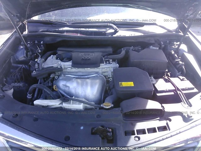 4T1BF1FKXCU532161 - 2012 TOYOTA CAMRY SE/LE/XLE BLACK photo 10