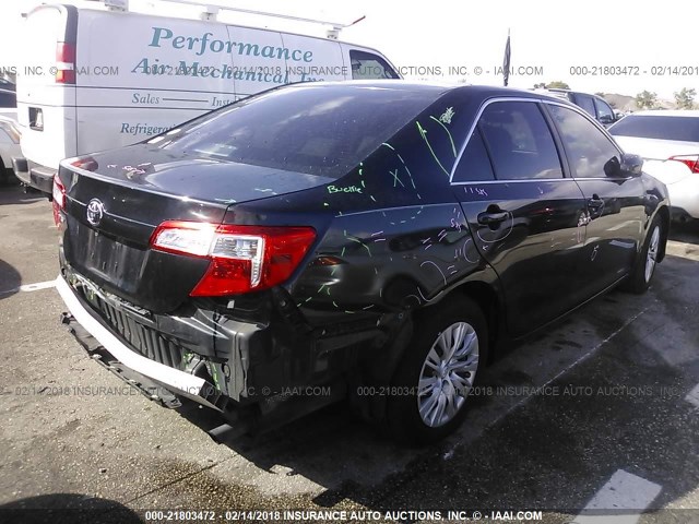 4T1BF1FKXCU532161 - 2012 TOYOTA CAMRY SE/LE/XLE BLACK photo 6
