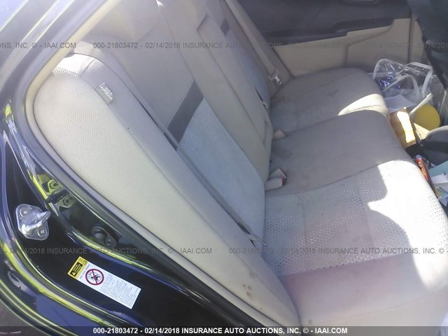 4T1BF1FKXCU532161 - 2012 TOYOTA CAMRY SE/LE/XLE BLACK photo 8