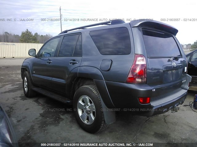 JTEZU14R150060401 - 2005 TOYOTA 4RUNNER SR5/SPORT GRAY photo 3