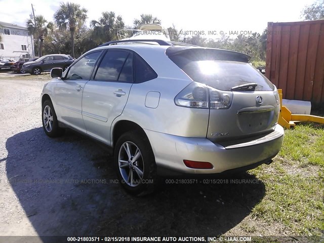 JTJHW31U560011439 - 2006 LEXUS RX 400 SILVER photo 3