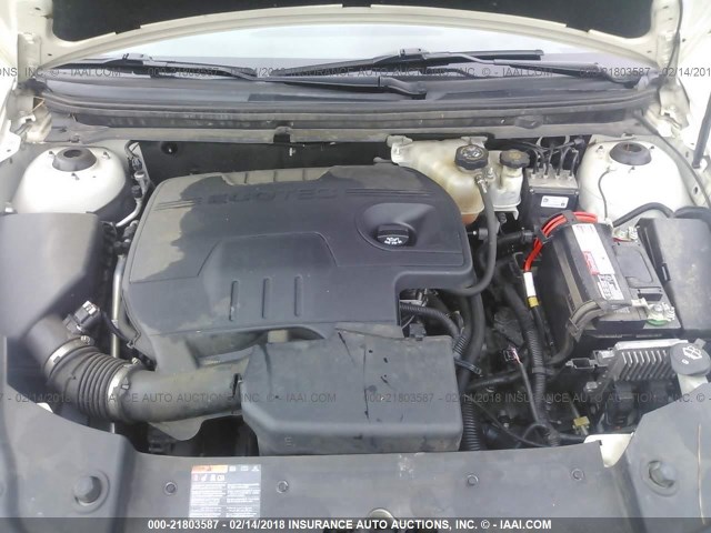 1G1ZC5E09CF318987 - 2012 CHEVROLET MALIBU 1LT 白色 照片 10