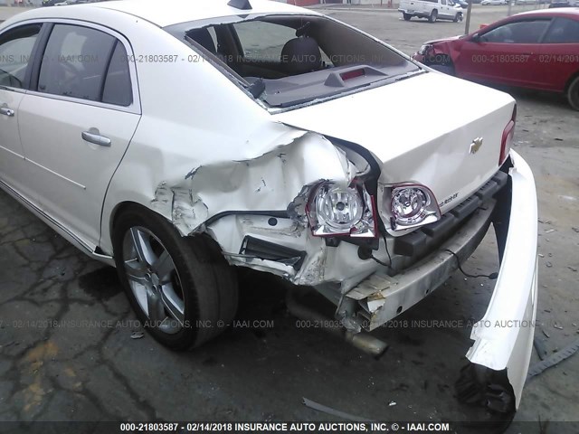 1G1ZC5E09CF318987 - 2012 CHEVROLET MALIBU 1LT 白色 照片 6