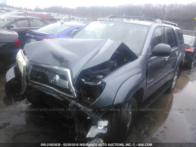 JTEBU14R68K010281 - 2008 TOYOTA 4RUNNER SR5/SPORT GRAY photo 2