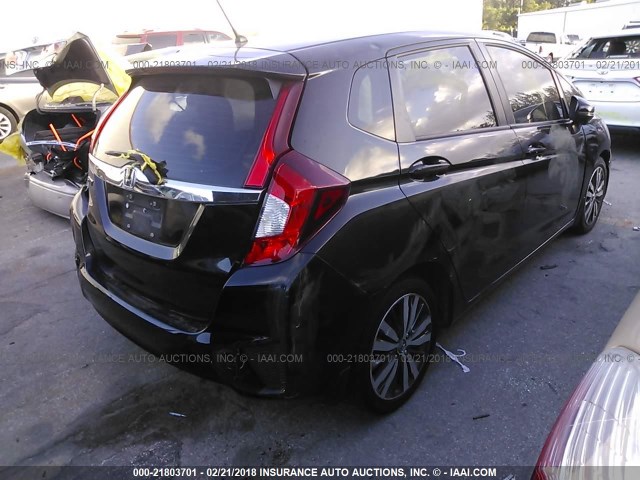 3HGGK5H83FM707794 - 2015 HONDA FIT EX/EXL BLACK photo 4