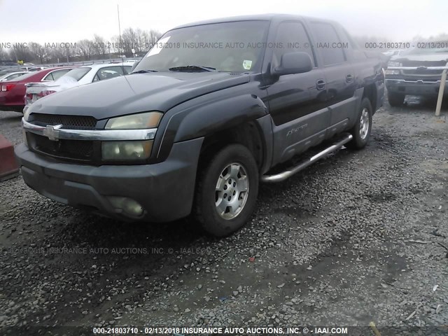 3GNEC13T23G280228 - 2003 CHEVROLET AVALANCHE C1500 GRAY photo 2