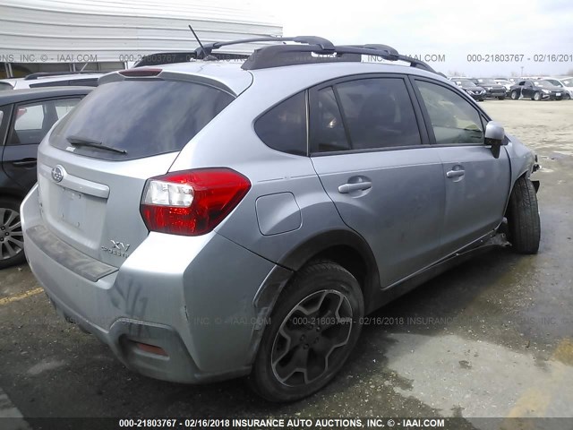 JF2GPACC6EH346067 - 2014 SUBARU XV CROSSTREK 2.0 PREMIUM SILVER photo 4