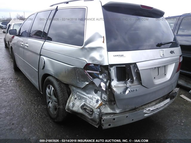 5FNRL38477B433656 - 2007 HONDA ODYSSEY EX SILVER photo 6