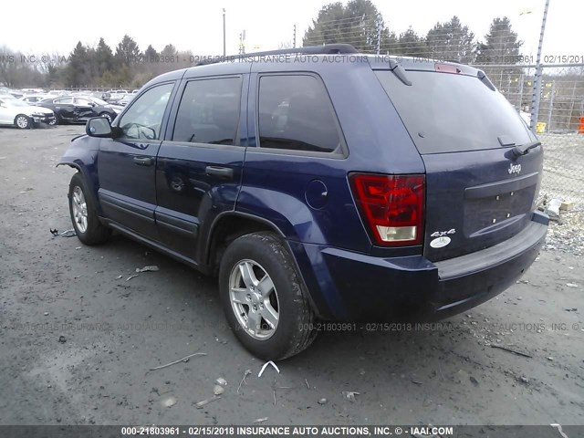 1J4GR48K35C664004 - 2005 JEEP GRAND CHEROKEE LAREDO/COLUMBIA/FREEDOM 深蓝色 照片 3