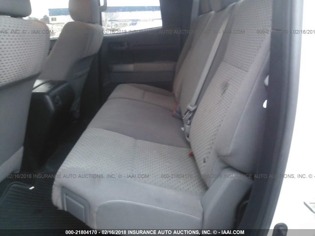 5TFUY5F15DX297948 - 2013 TOYOTA TUNDRA DOUBLE CAB SR5 WHITE photo 8