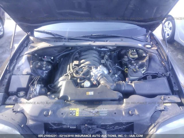 1LNFM87A96Y602347 - 2006 LINCOLN LS BLACK photo 10