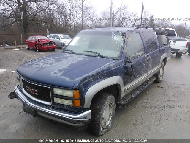 1GKFK16R6XJ764816 - 1999 GMC SUBURBAN K1500 BLUE photo 6