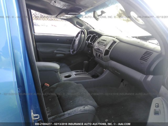 5TELU42N36Z213583 - 2006 TOYOTA TACOMA DOUBLE CAB ლურჯი ფოტო 4