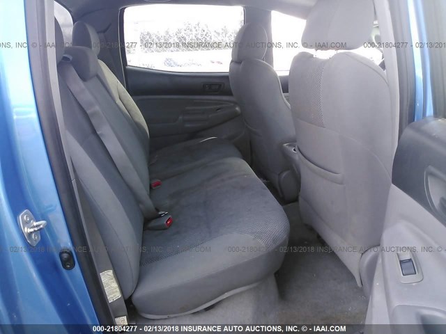 5TELU42N36Z213583 - 2006 TOYOTA TACOMA DOUBLE CAB BLUE photo 7