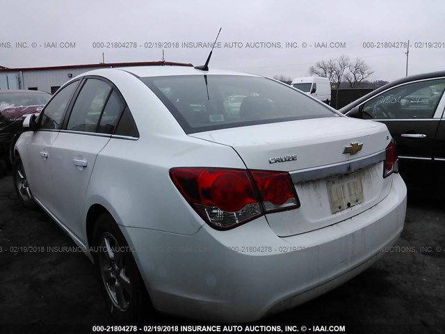 1G1PC5SB6E7400296 - 2014 CHEVROLET CRUZE LT WHITE photo 3