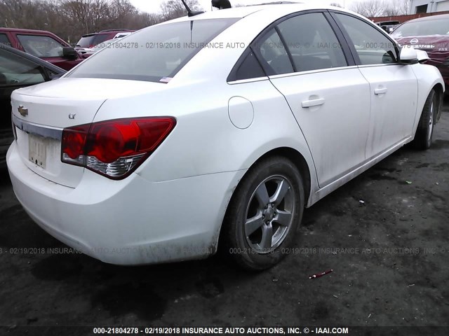 1G1PC5SB6E7400296 - 2014 CHEVROLET CRUZE LT WHITE photo 4