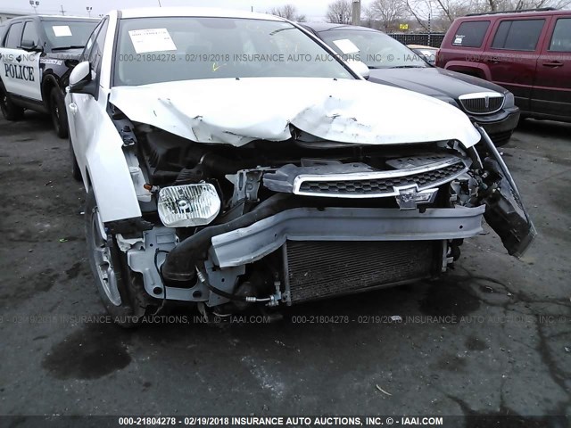 1G1PC5SB6E7400296 - 2014 CHEVROLET CRUZE LT WHITE photo 6