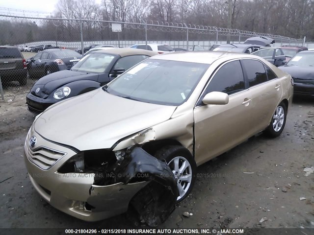 4T1BF3EK8BU594931 - 2011 TOYOTA CAMRY SE/LE/XLE 金色 照片 2