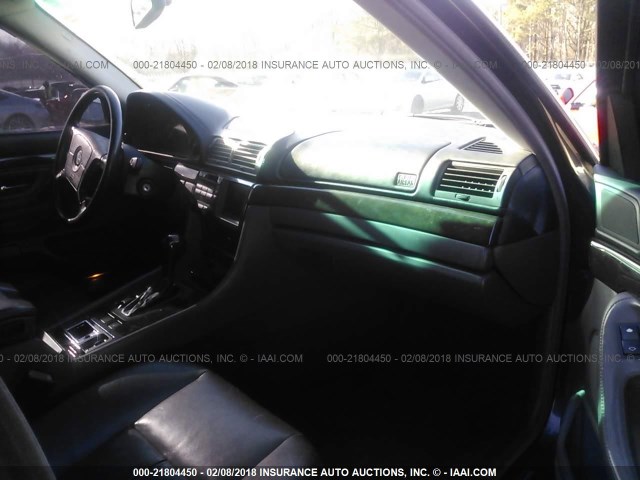 WBAGK2328WDH68392 - 1998 BMW 750 IL PURPLE photo 5