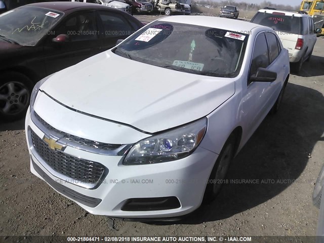 1G11B5SL0FF104490 - 2015 CHEVROLET MALIBU LS თეთრი ფოტო 2