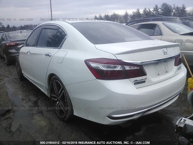 1HGCR2F18HA012564 - 2017 HONDA ACCORD SPORT SPECIAL EDITION WHITE photo 3