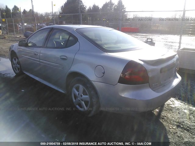 2G2WP552381151836 - 2008 PONTIAC GRAND PRIX SILVER photo 3