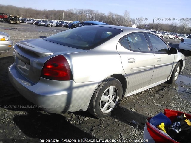 2G2WP552381151836 - 2008 PONTIAC GRAND PRIX SILVER photo 4