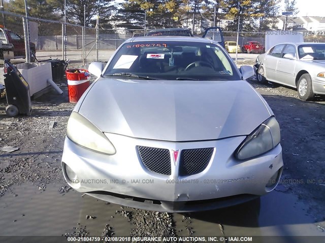 2G2WP552381151836 - 2008 PONTIAC GRAND PRIX SILVER photo 6