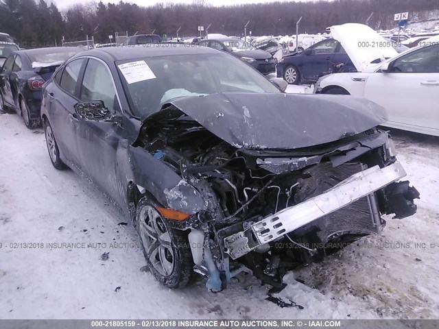 19XFC2F54GE069288 - 2016 HONDA CIVIC LX GRAY photo 1