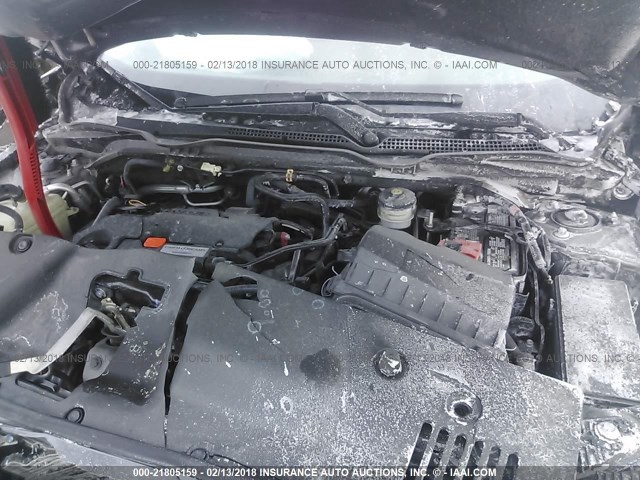 19XFC2F54GE069288 - 2016 HONDA CIVIC LX GRAY photo 10