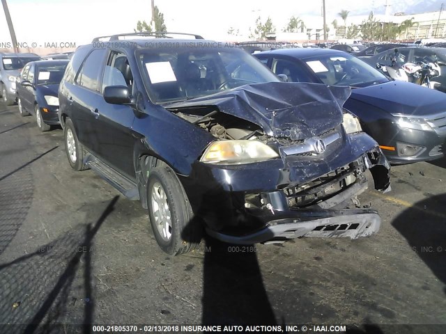 2HNYD18975H555377 - 2005 ACURA MDX TOURING BLACK photo 1