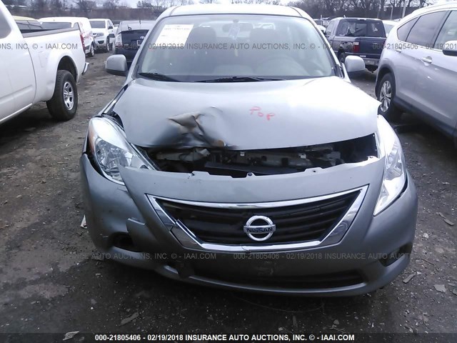 3N1CN7AP5DL848728 - 2013 NISSAN VERSA S/S PLUS/SV/SL GRAY photo 6