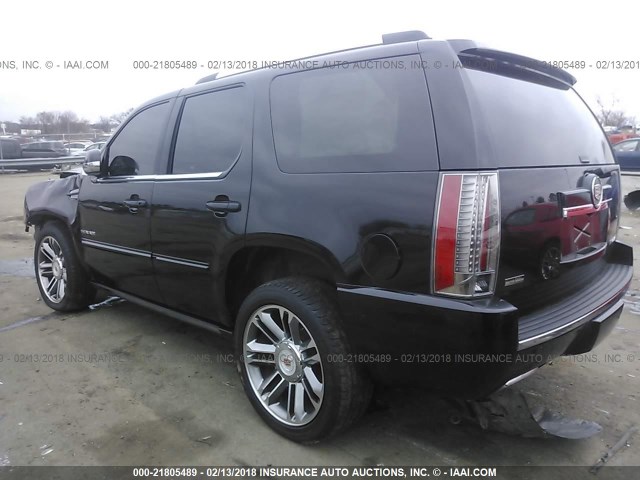 1GYS3CEF0CR293603 - 2012 CADILLAC ESCALADE PREMIUM BLACK photo 3