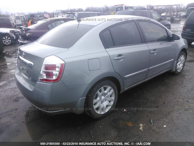 3N1AB6AP1AL717141 - 2010 NISSAN SENTRA 2.0/2.0S/SR/2.0SL GRAY photo 4