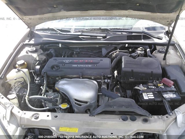4T1BE32K53U151712 - 2003 TOYOTA CAMRY LE/XLE/SE BEIGE photo 10