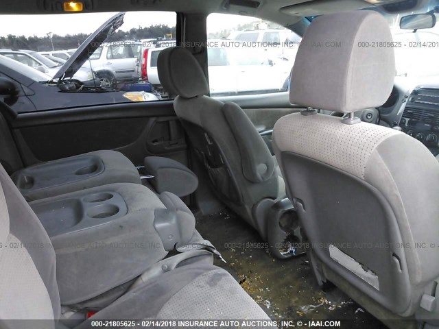 5TDZK23C19S230224 - 2009 TOYOTA SIENNA CE/LE GREEN photo 8