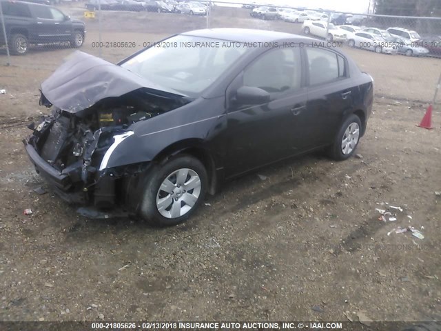 3N1AB61E68L634457 - 2008 NISSAN SENTRA 2.0/2.0S/2.0SL BLACK photo 2