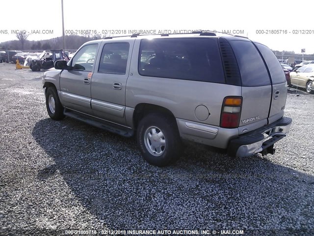 1GKFK16Z22J221164 - 2002 GMC YUKON XL K1500 TAN photo 3