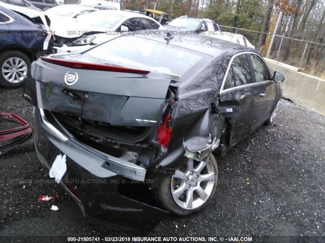 1G6AG5RXXE0103854 - 2014 CADILLAC ATS GRAY photo 4